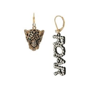NWT BETSEY JOHNSON Roar Mismatch Earrings